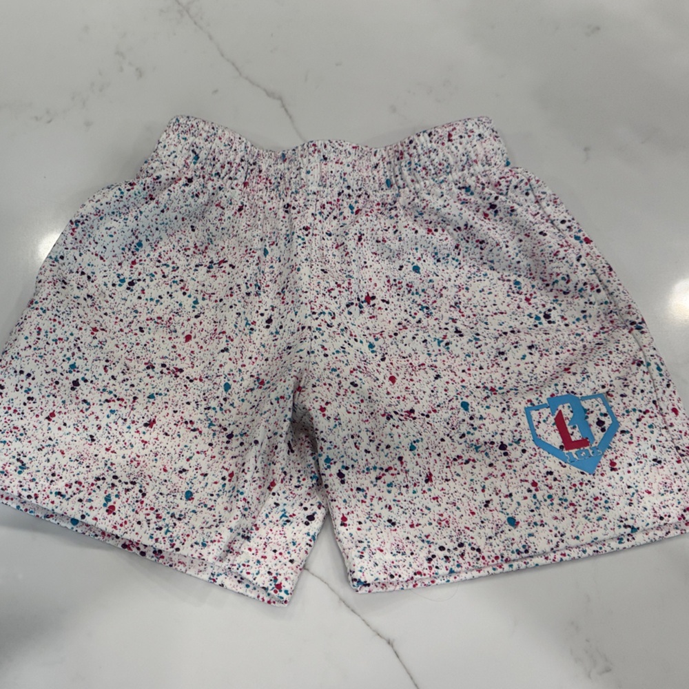 Baseball lifestyle 101 splatter Shorts